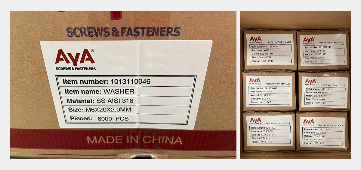 Round Bend U-Bolts package