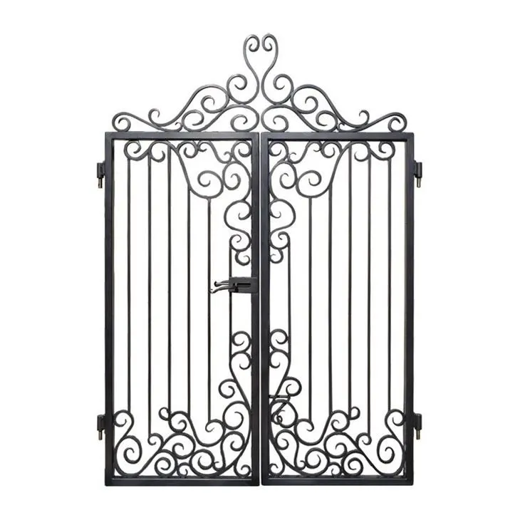 ornamental-wrought-iron-garden-gates-hbsinostar-3