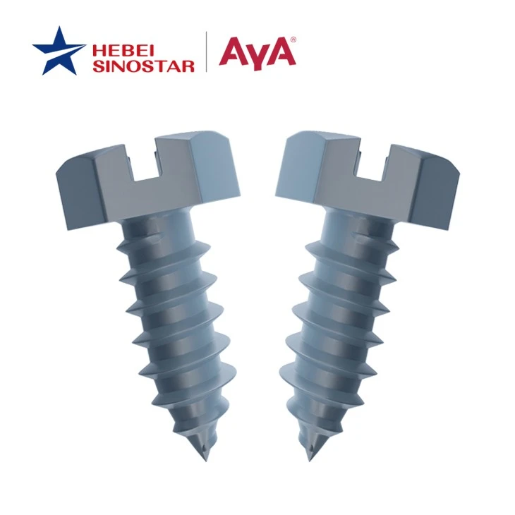 Slotted Hex Head Screws-AYA FASSTENERS